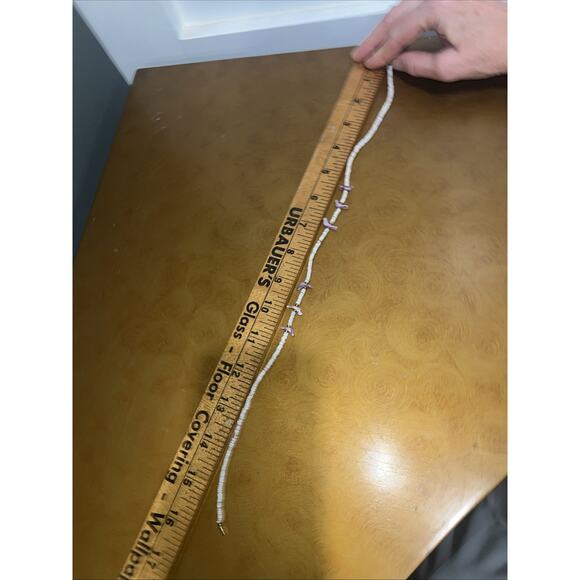 VTG NATIVE AMERICAN HEISHI SHELL FETISH BIRDS NECKLACE W BARREL GOLD TONE CLASP - Picture 3 of 3